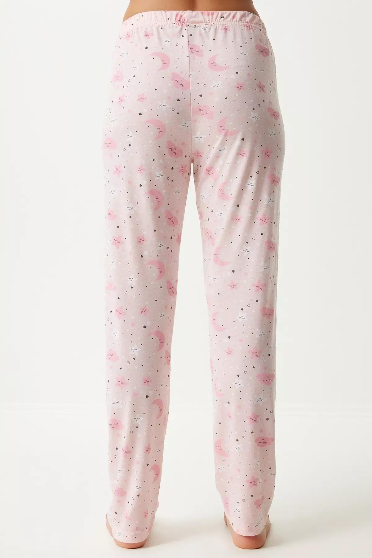 Pink Shirt Pajama Set, LIGHT PINK, large image number 6