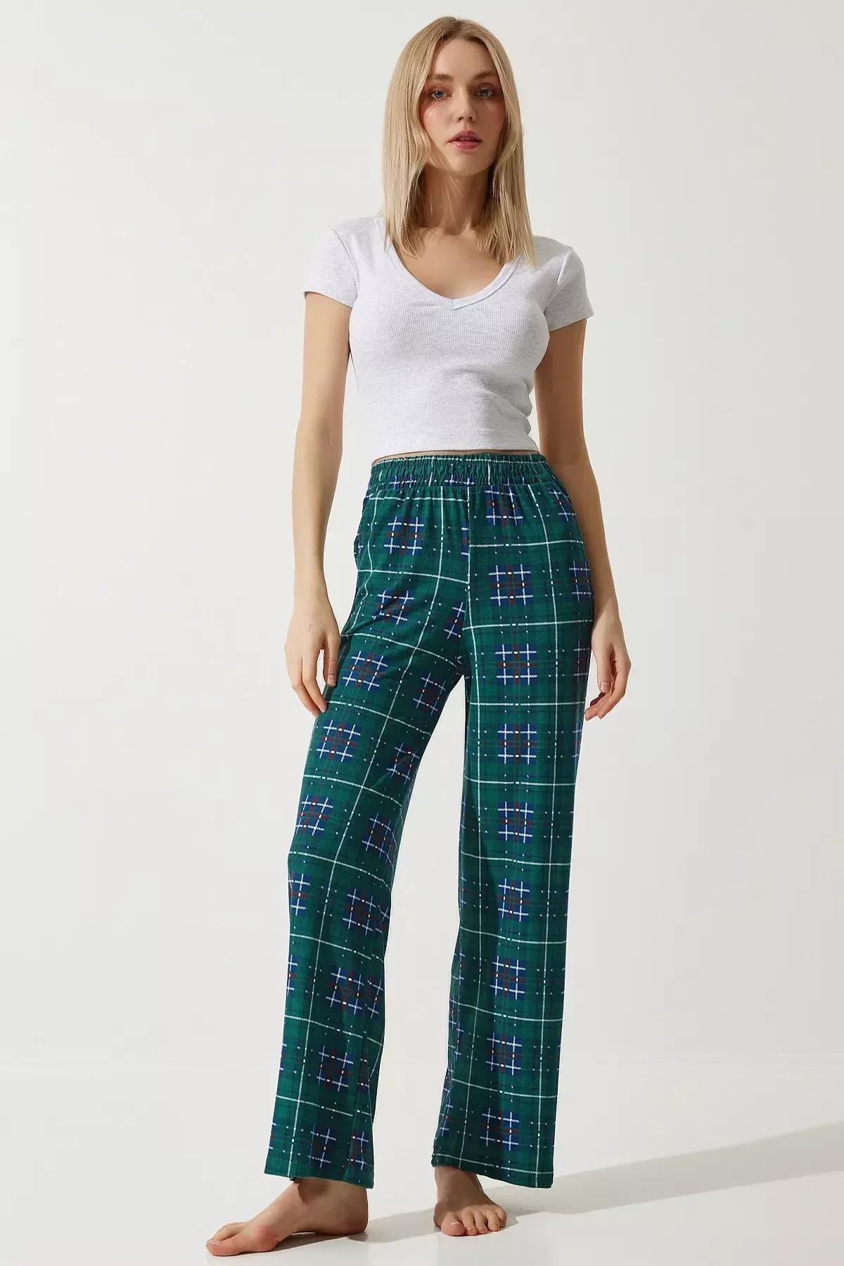 Green Knit Pyjamas, Dark green, large image number 3