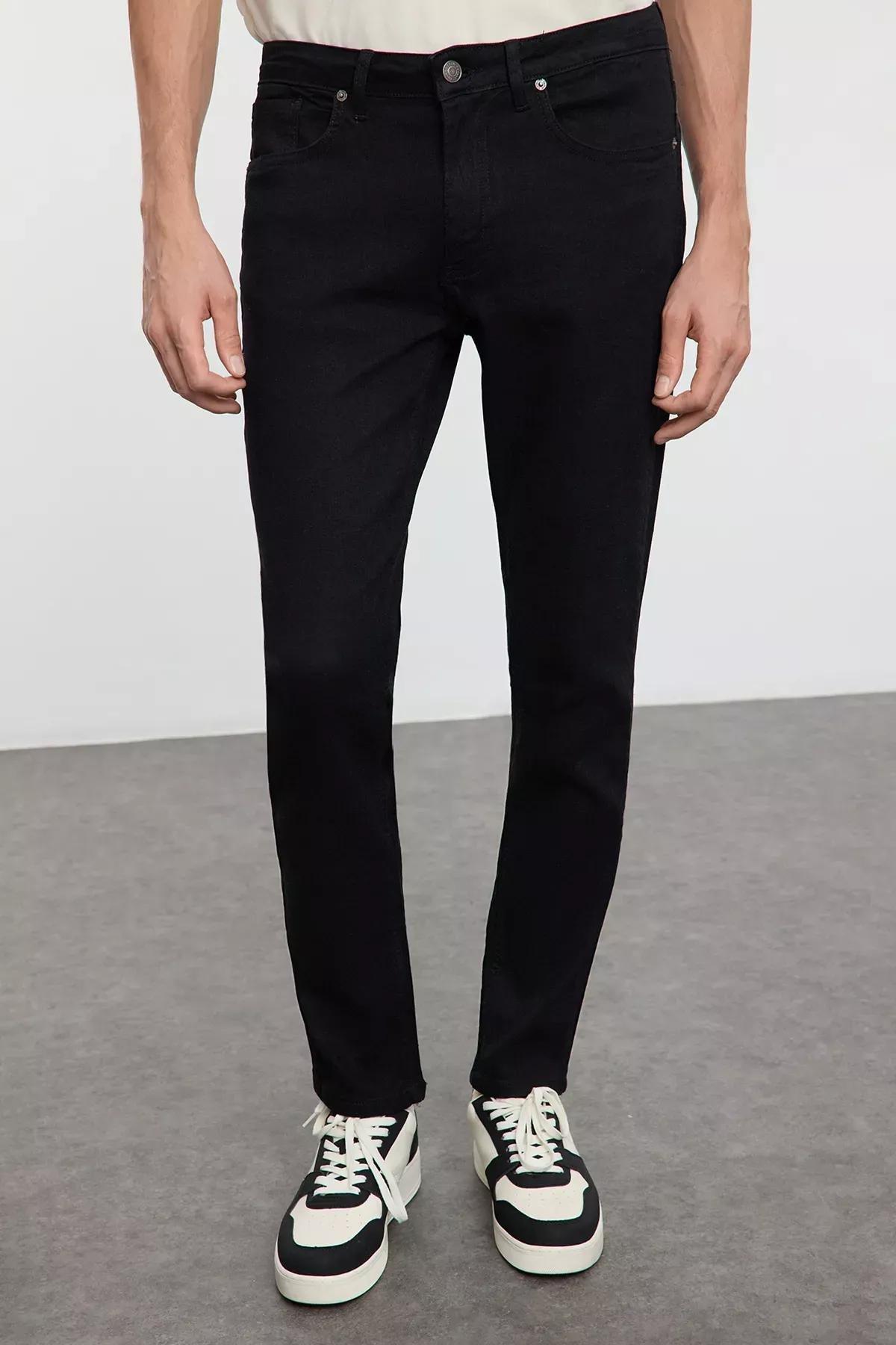 Black Skinny Fit Jeans, BLACK, medium