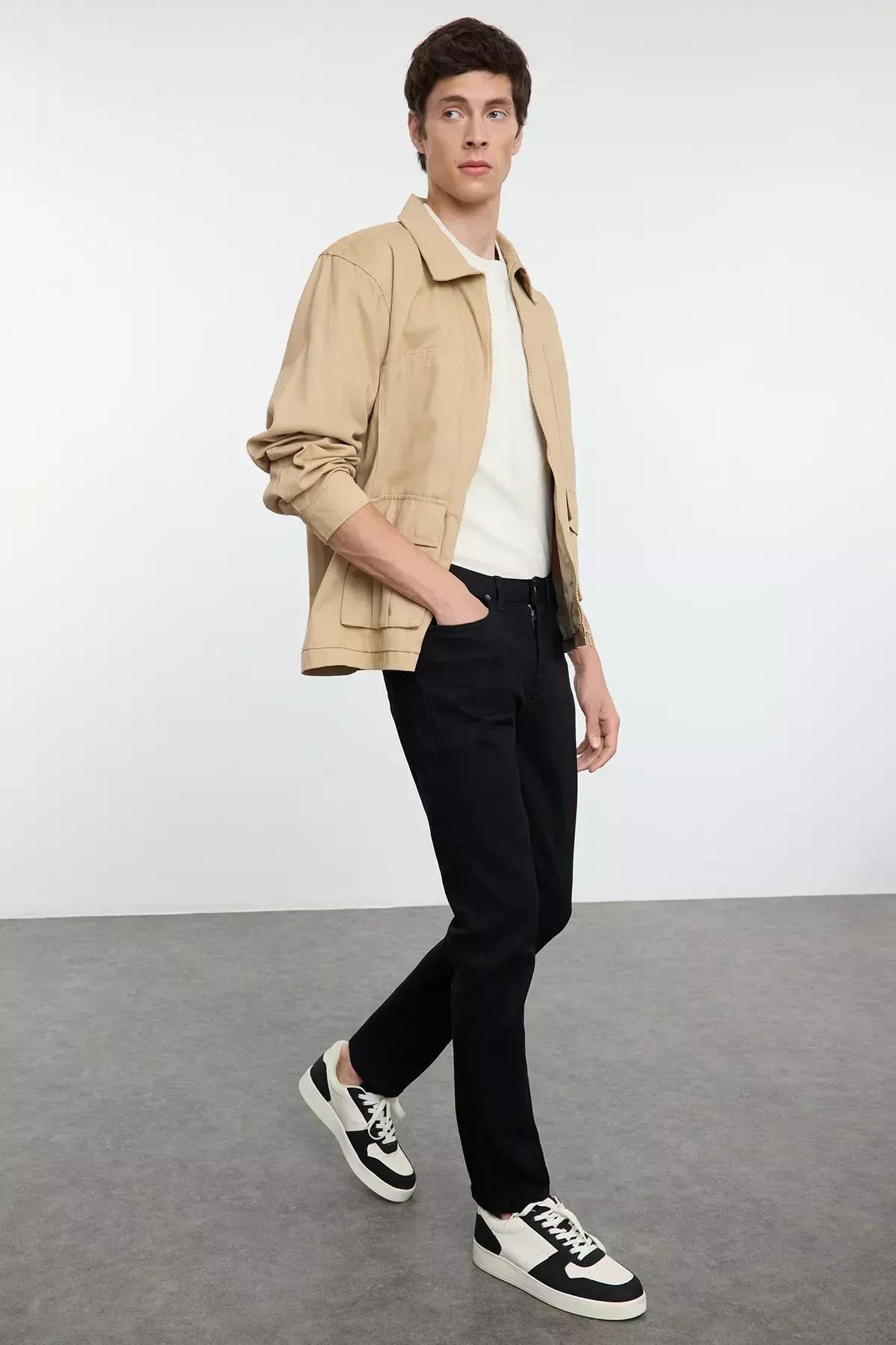 Black Skinny Fit Jeans, BLACK, medium