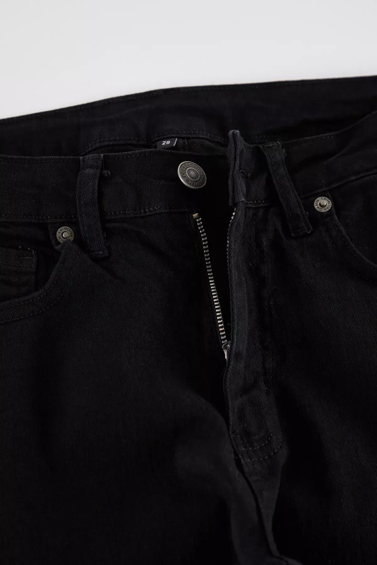 Black Skinny Fit Jeans, , large image number 5