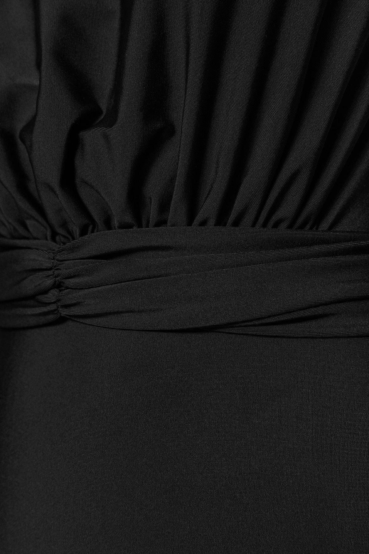 Black Plain Swimsuit, , large image number 5
