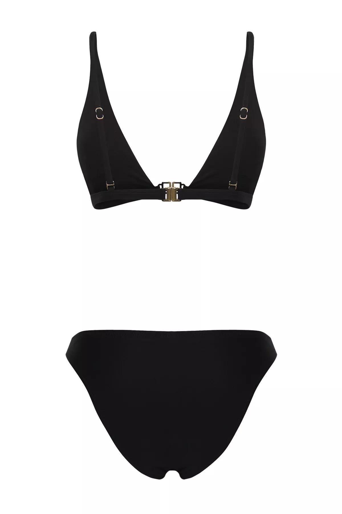 Black Triangle Accessory Bikini Set, C101_2094, large image number 5