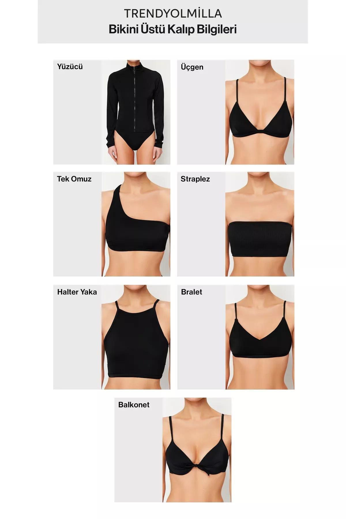 Beige Triangle Textured Regular Bikini Set, , large image number 5