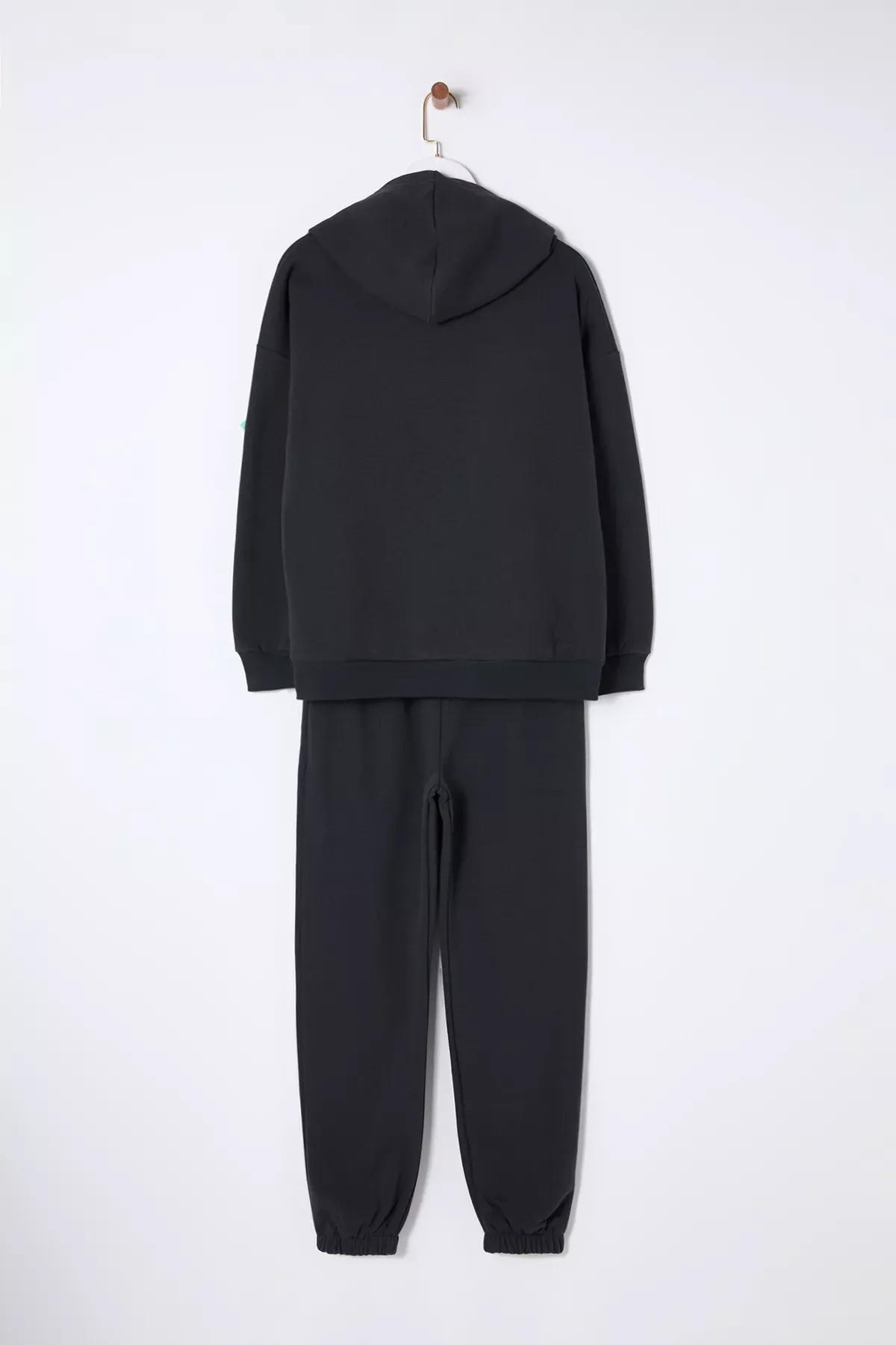 Grey Polar Fleece Tracksuit, , large image number 6