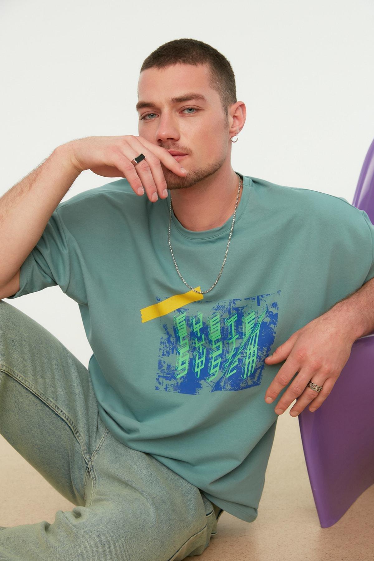 Turquoise Crew Neck Sweatshirt, , large image number 0