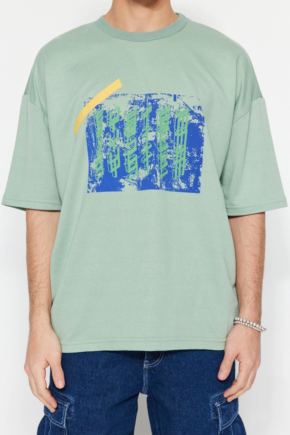 Turquoise Crew Neck Sweatshirt, , large image number 3