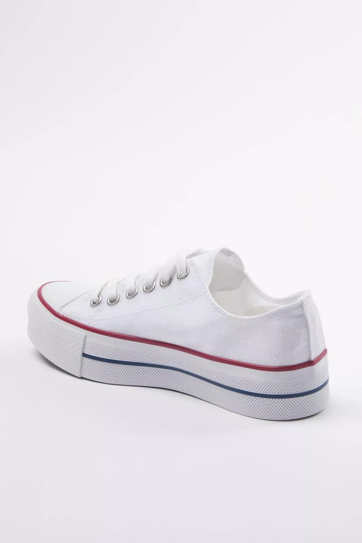 White Lace High Sole Sneakers, , large image number 3