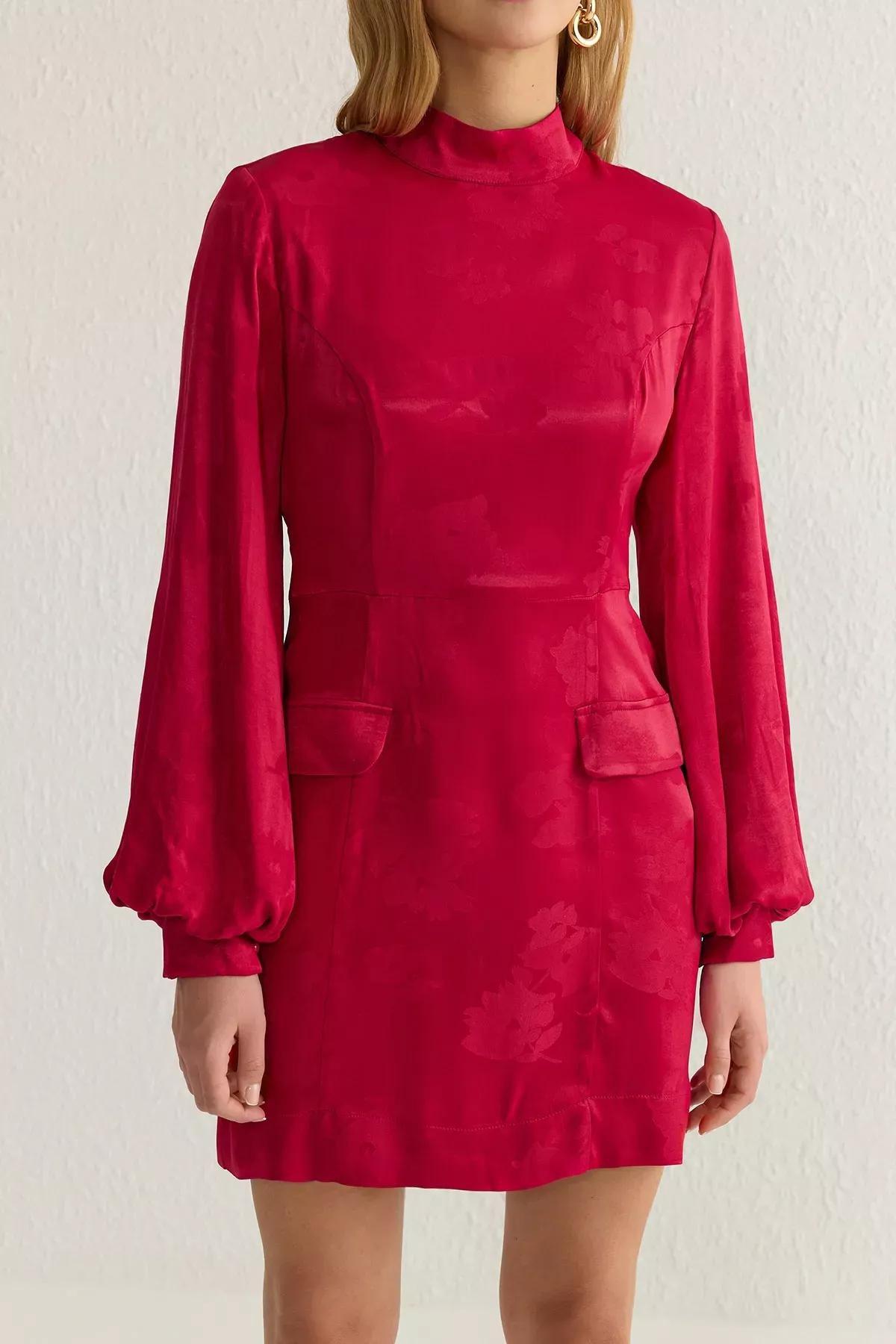 Pink A-Line Mini Dress, C101_7277, large image number 3