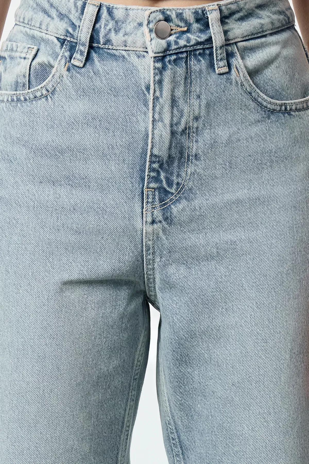 Blue Straight Jeans, , large image number 2