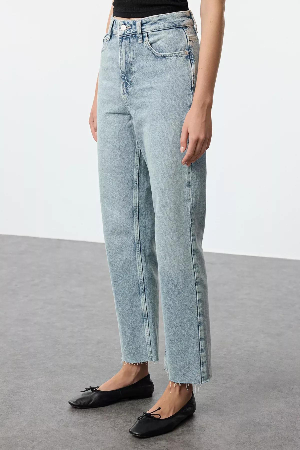 Blue Straight Jeans, , large image number 3