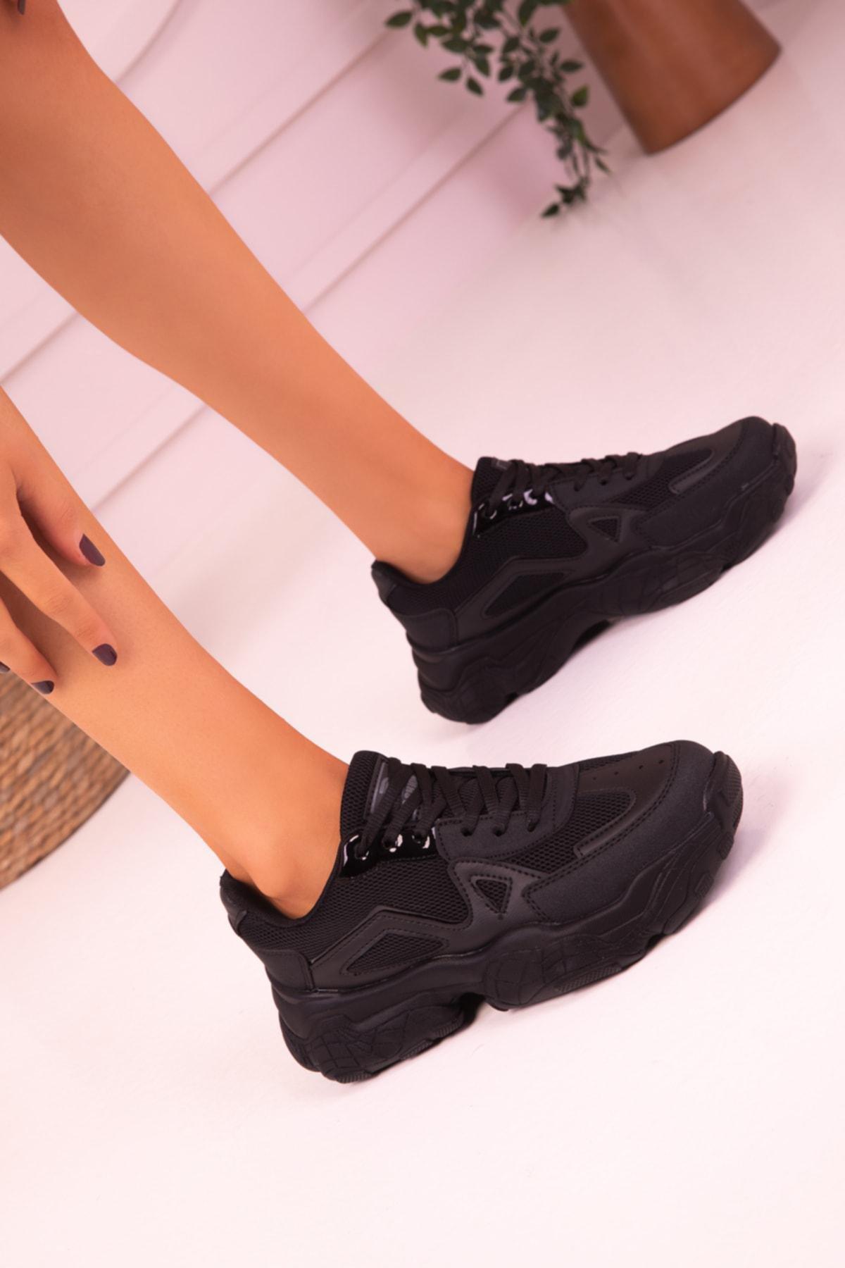 Black Casual Sneakers, C101_2972, large image number 2