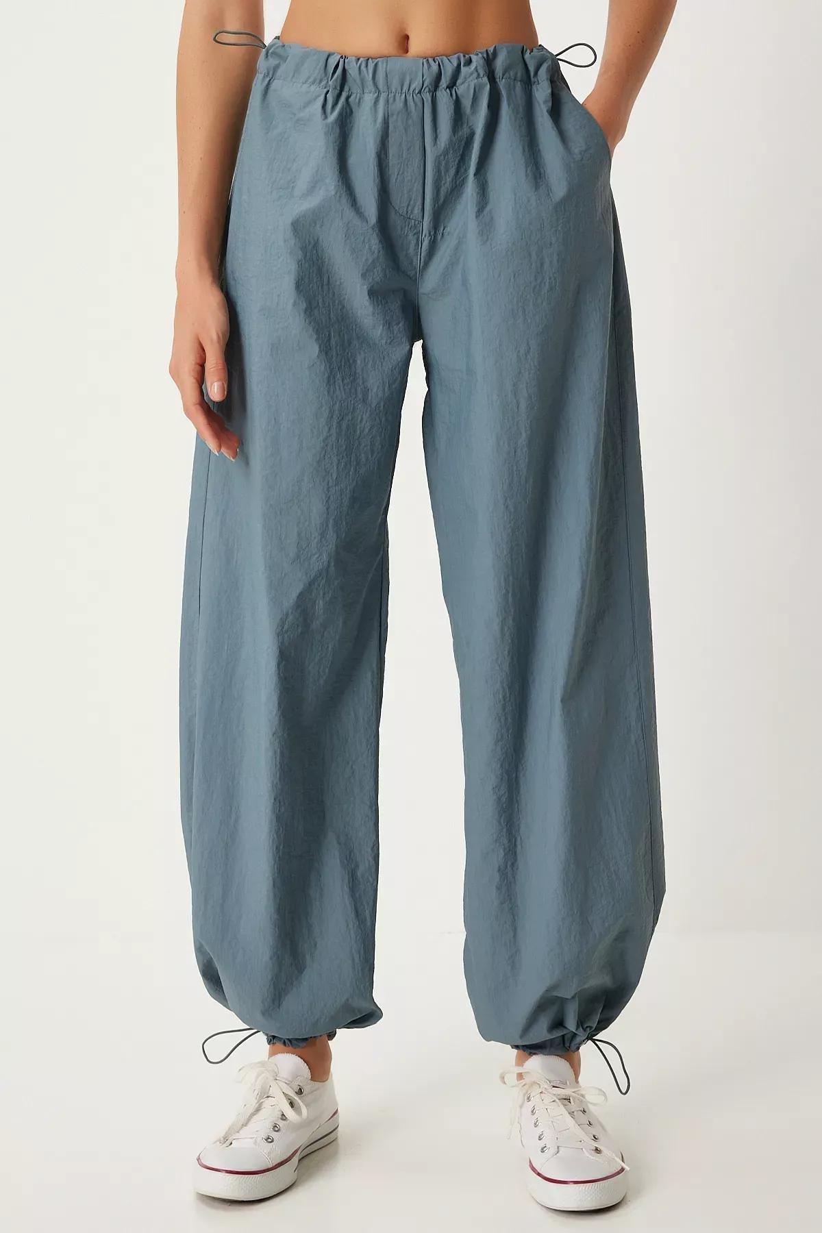 Green Parachute Shalwar Pants, , large image number 3