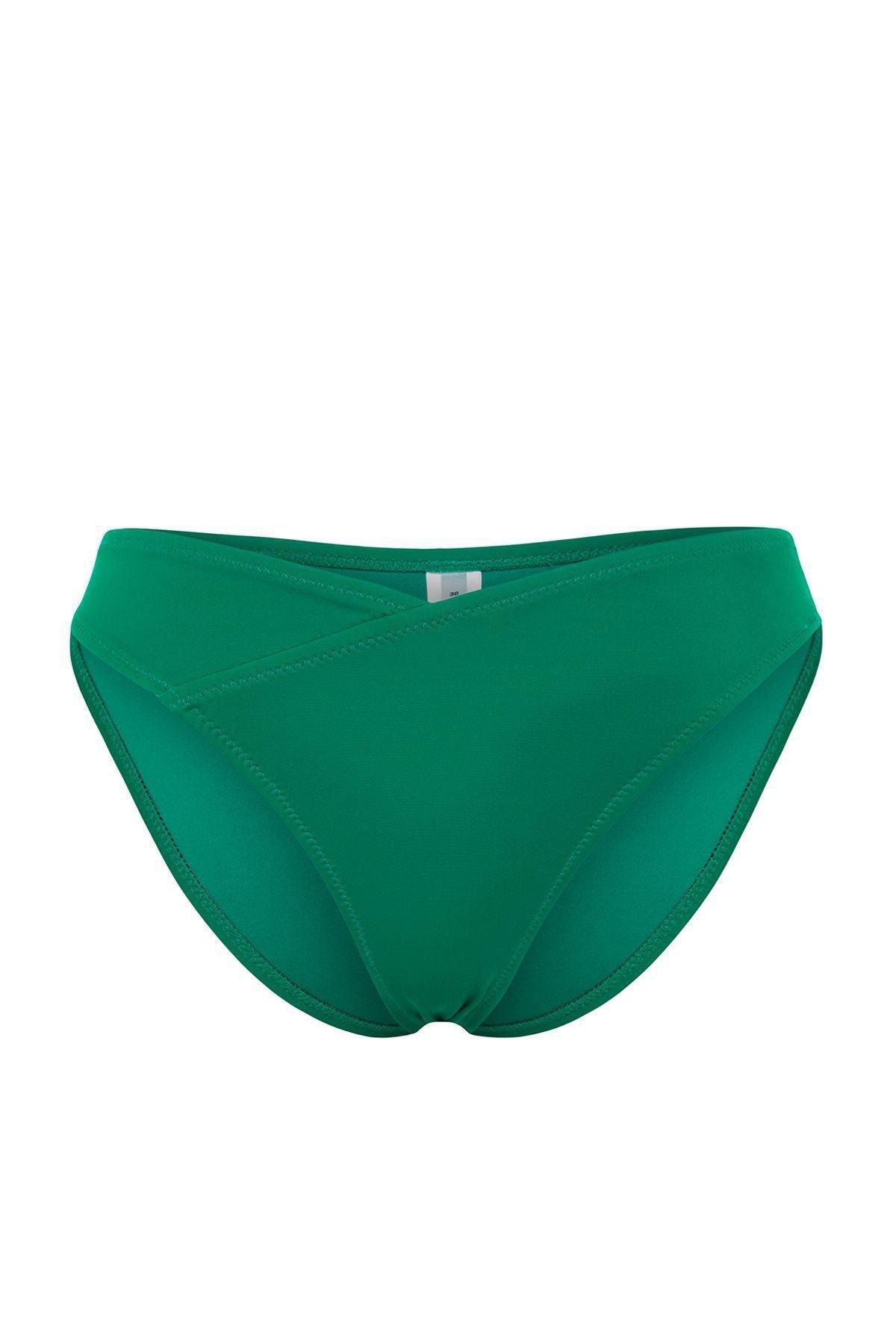 Green V-Cut Brazilian Bikini Bottom, C101_4714, large image number 6