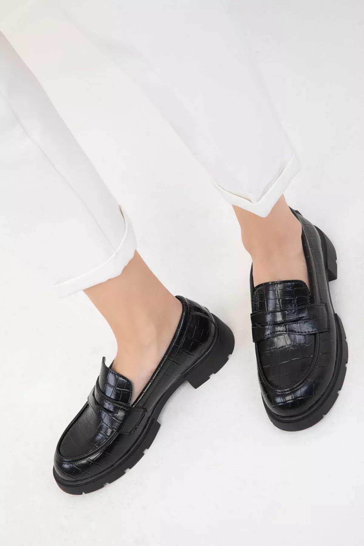 Black Krako Loafers, , large image number 2
