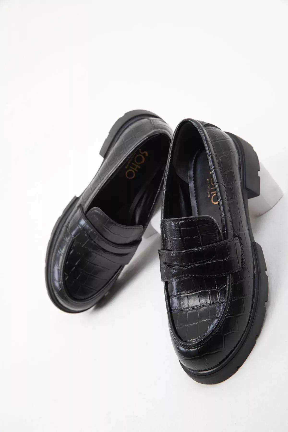 Black Krako Loafers, , large image number 3