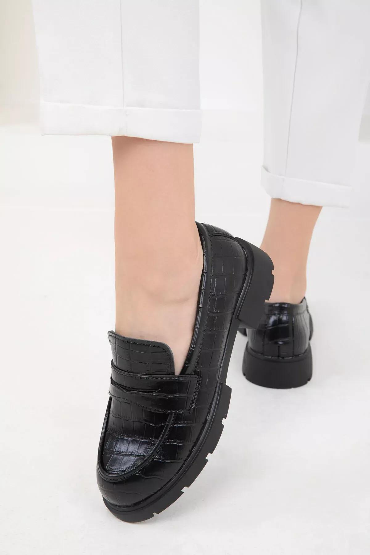 Black Krako Loafers, , large image number 4