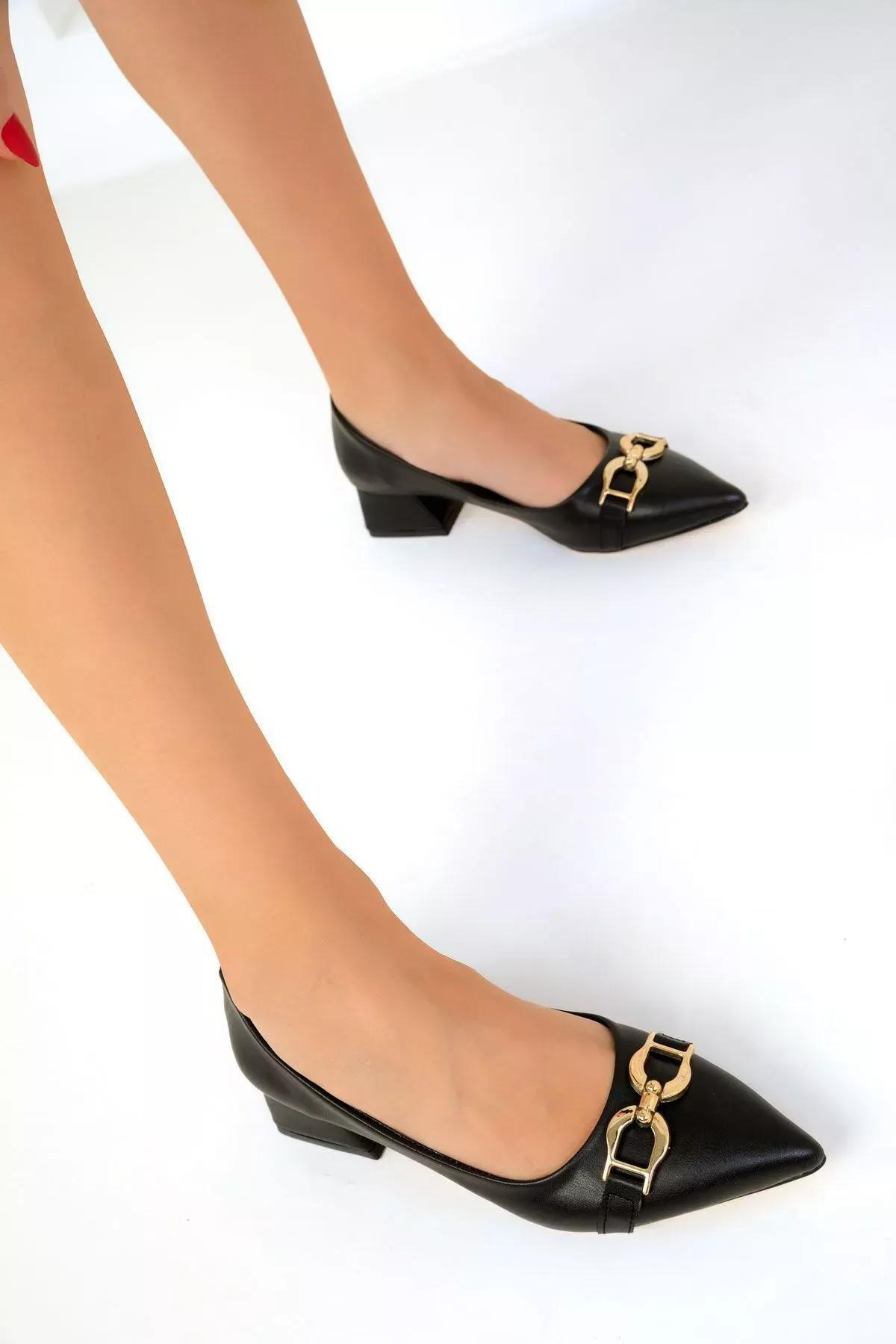 Black Classic High Heel Shoes, , large image number 0