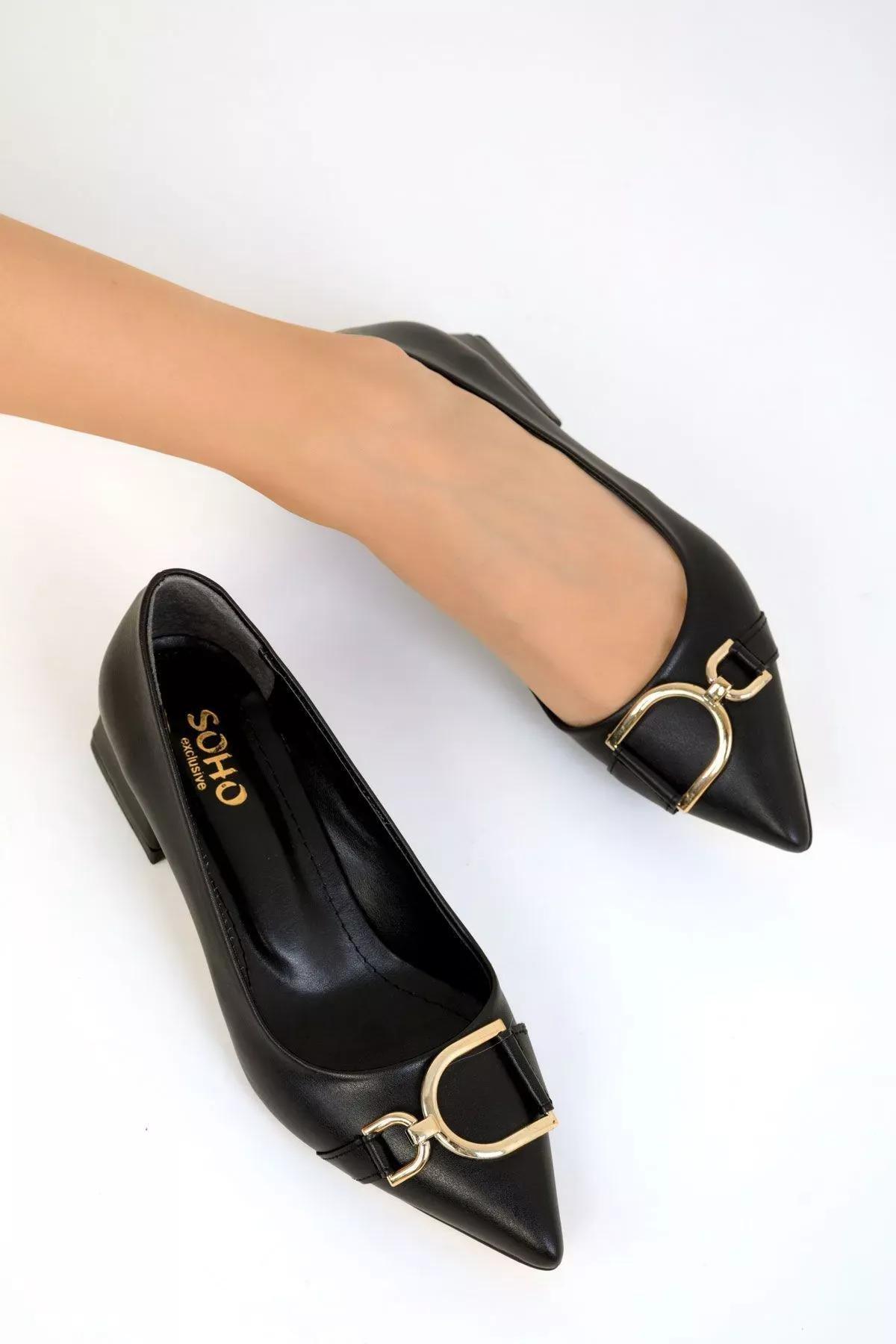 Black Classic High Heel Shoes, BLACK, large image number 0