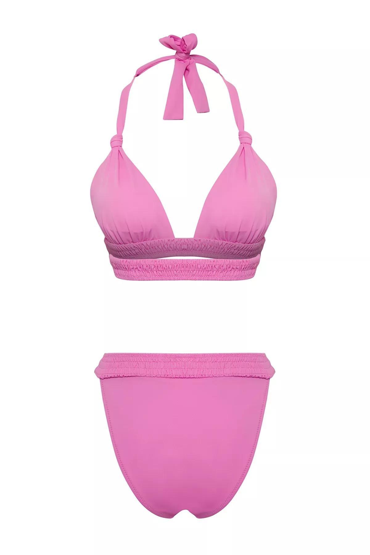 Pink Triangle Bikini Set, C101_1904, large image number 5