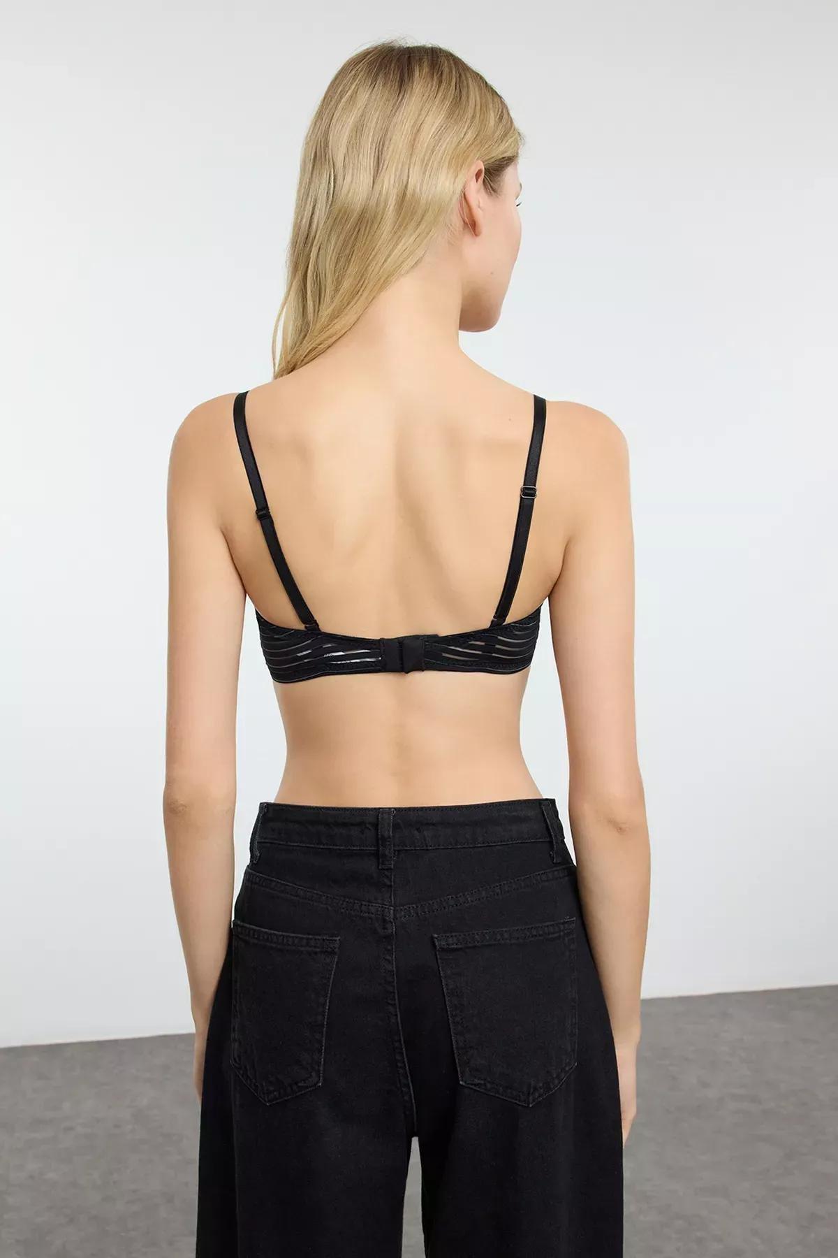 Black-White Strapless Bra, set of 2, BLACK WHITE, large image number 2
