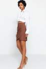 Trendyol - Brown Mini Skirt