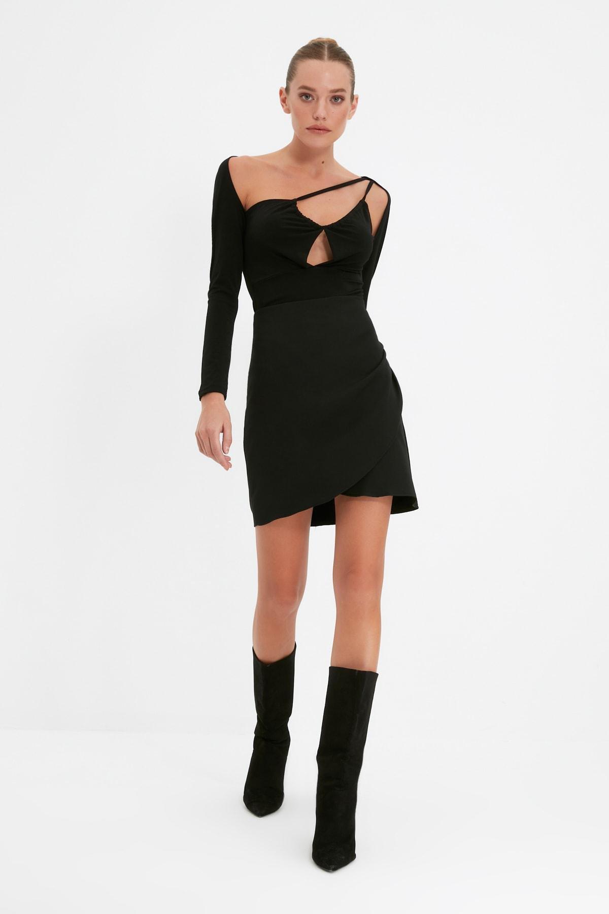 Black Mini Skirt, , large image number 5
