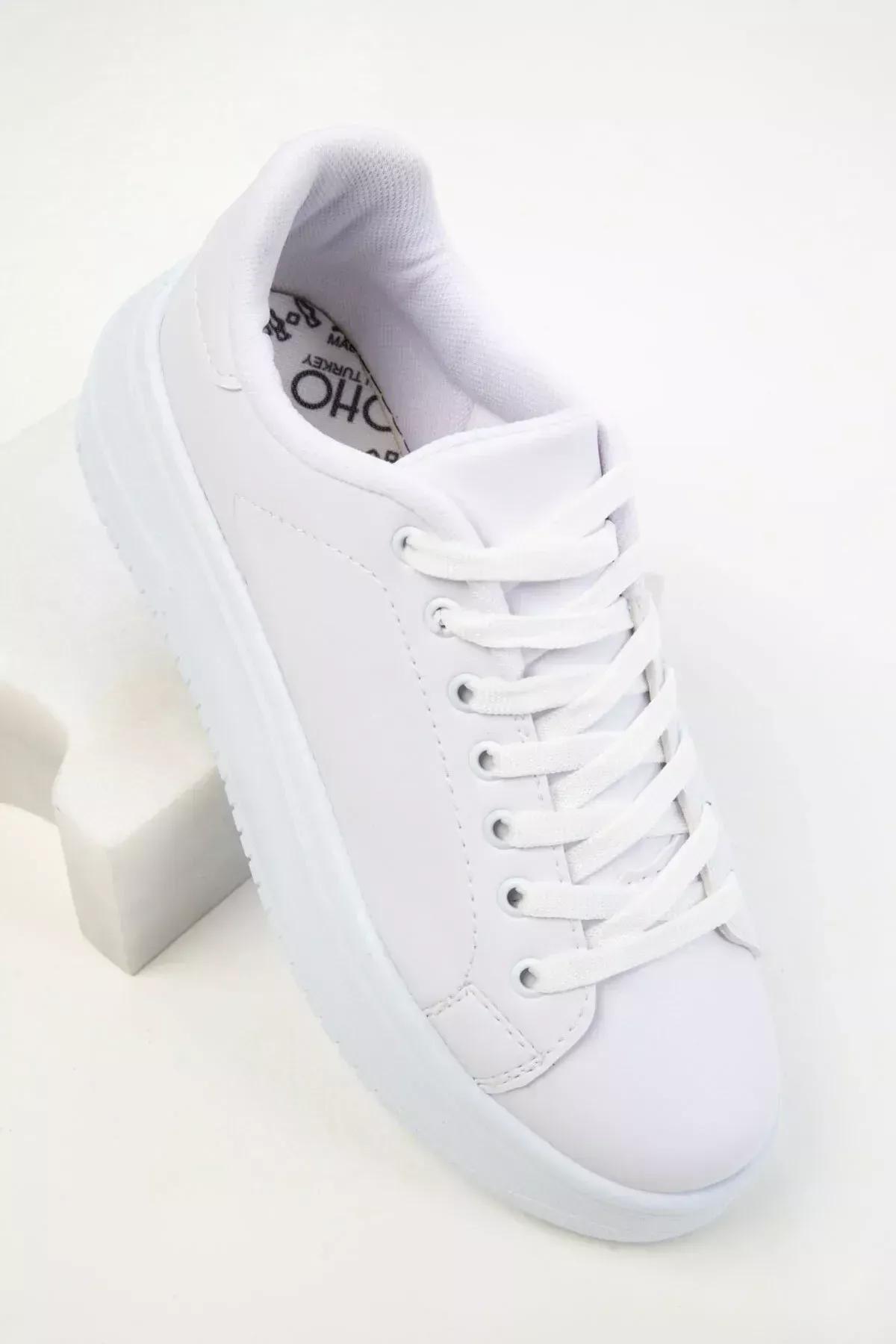 White Sneakers, White, large image number 2