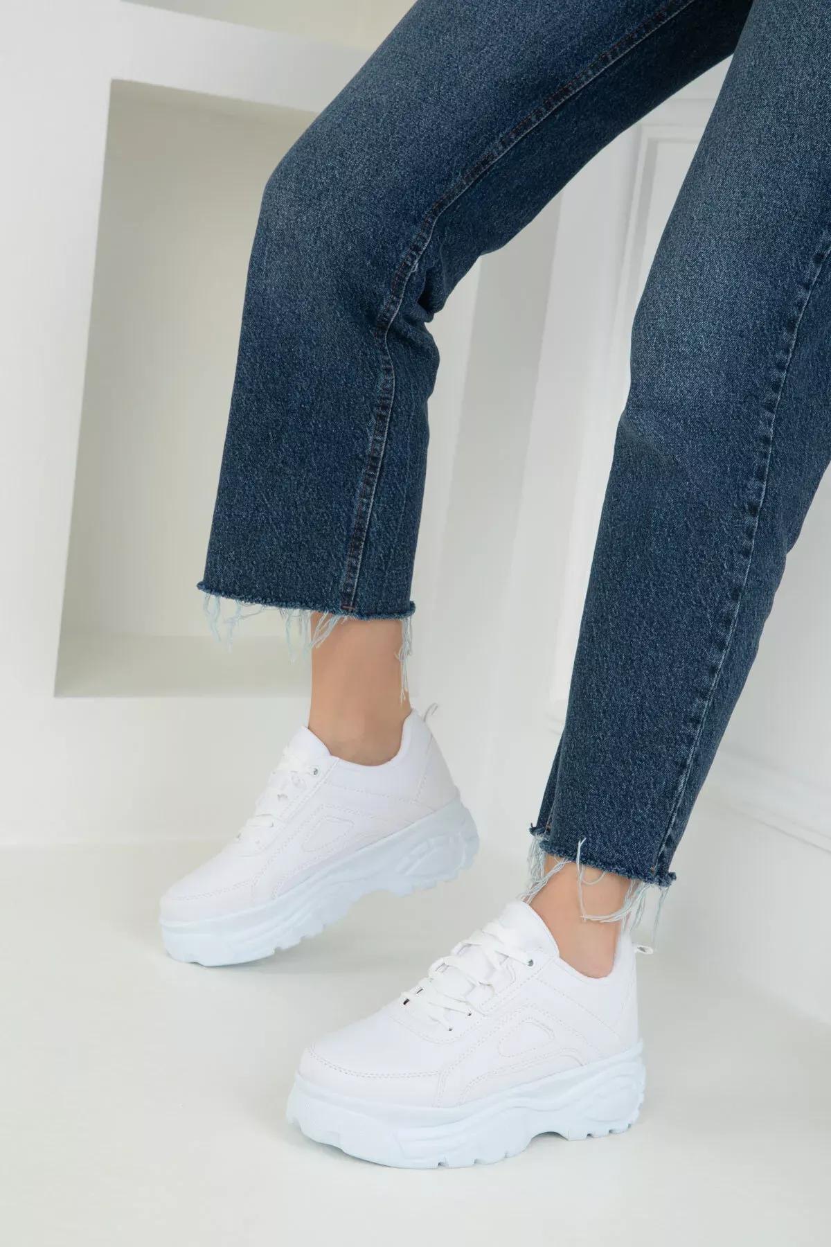 White Sneakers, White, large image number 2
