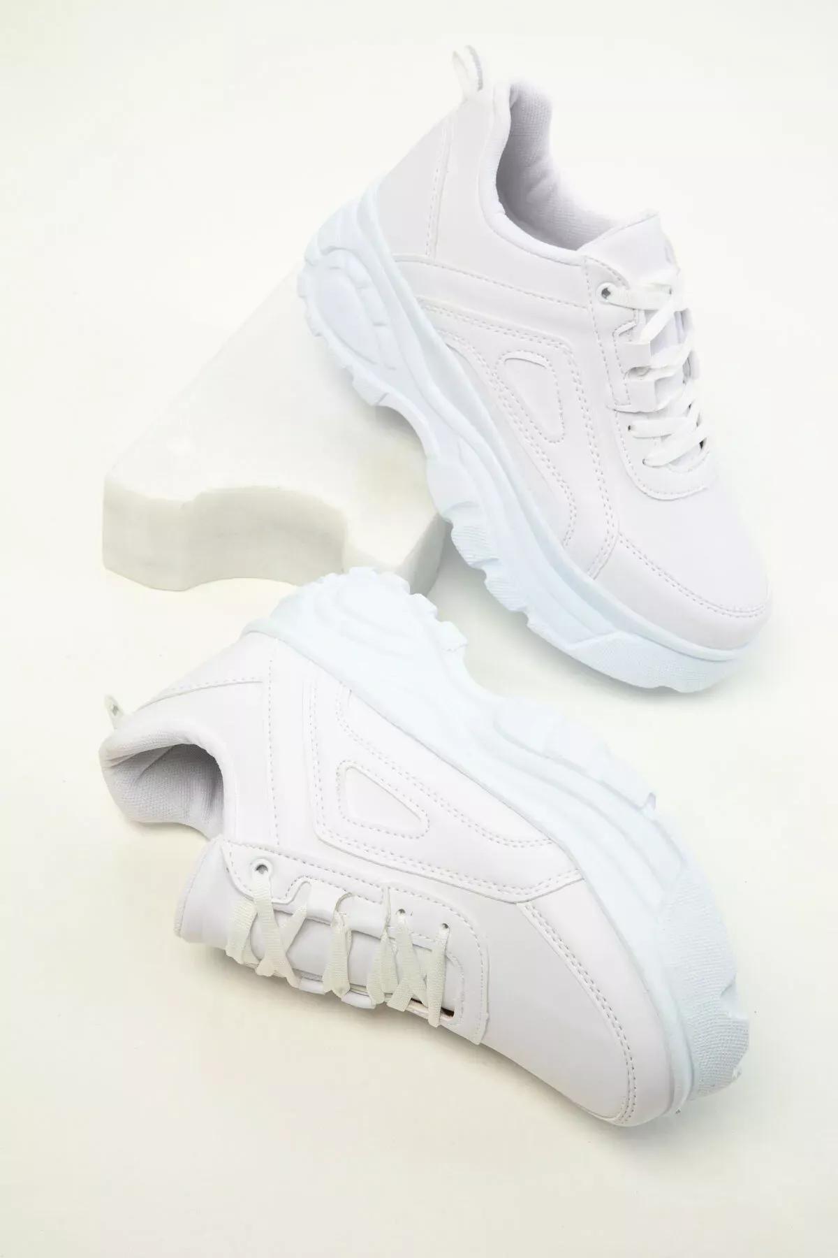 White Sneakers, White, large image number 3