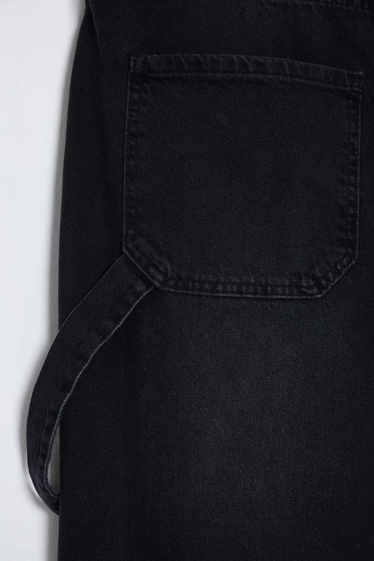 Black High Waist Plus-Size Jeans, BLACK, large image number 5