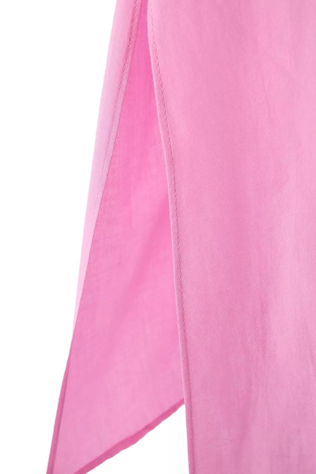Pink Maxi Woven Beach Kimono, , large image number 5