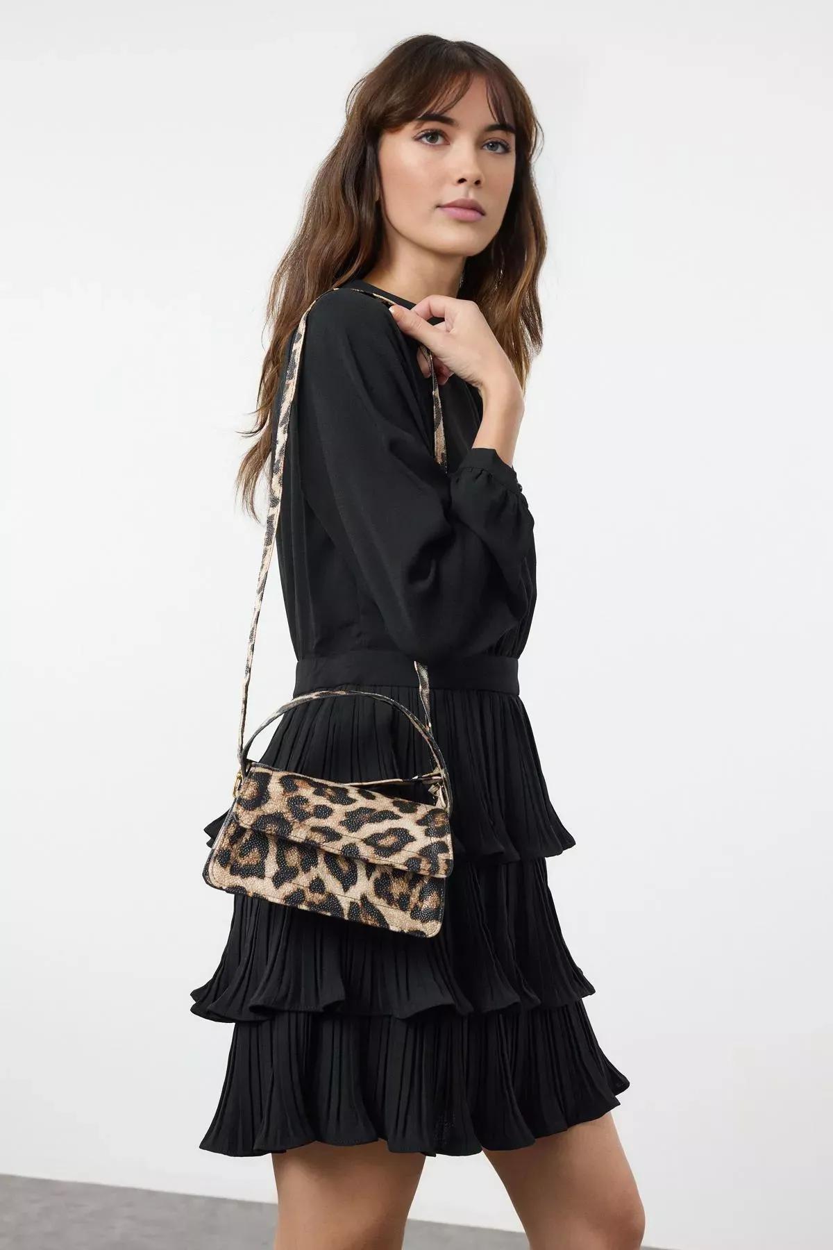 Multicolour Leopard Print Cross Strap Mini Bag, Very colorful, large image number 0