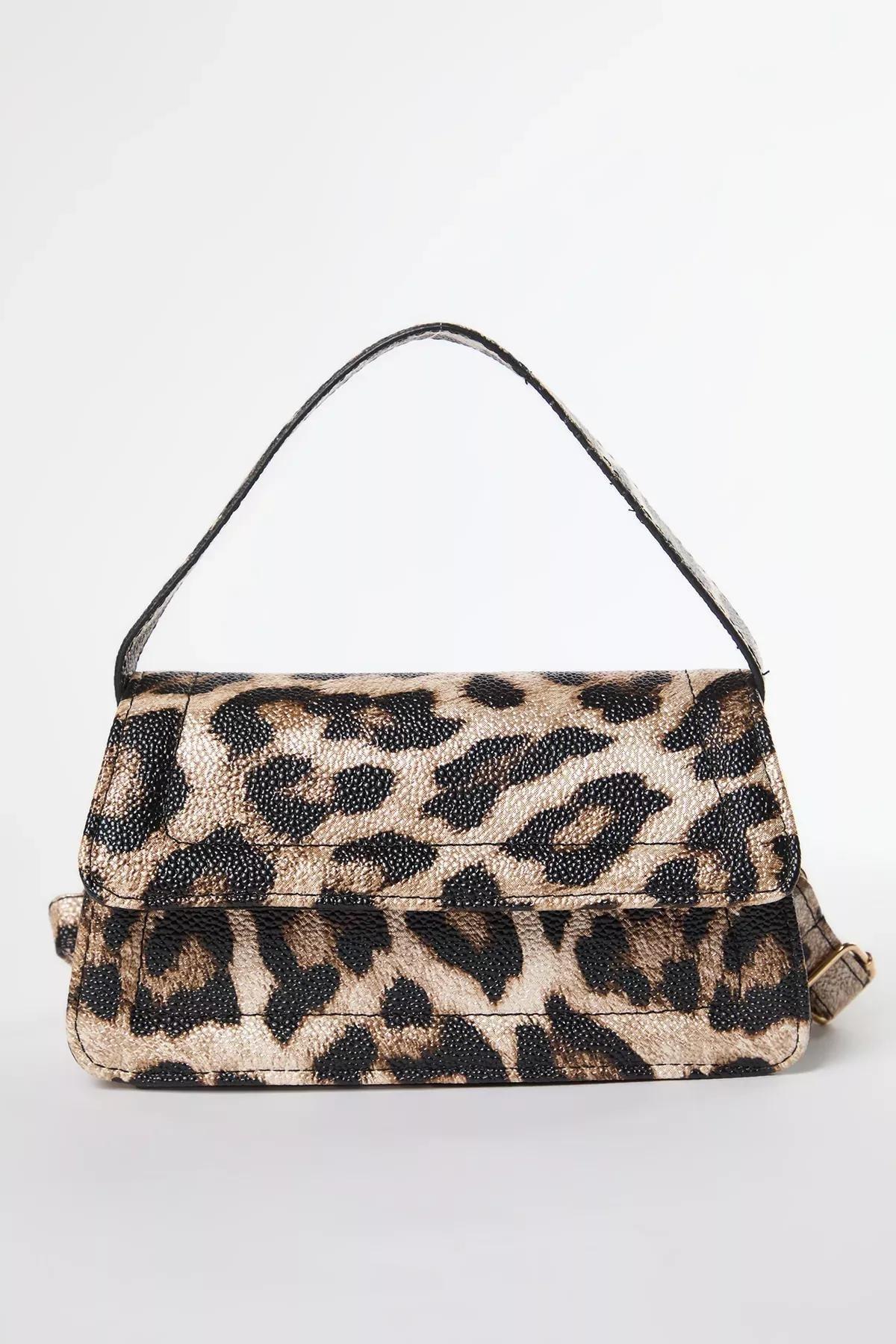 Multicolour Leopard Print Cross Strap Mini Bag, Very colorful, large image number 2