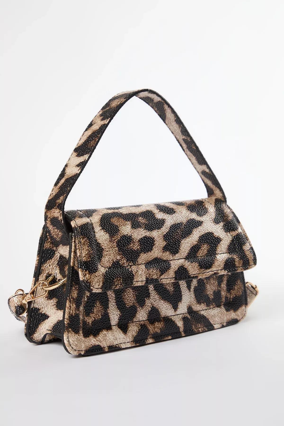 Multicolour Leopard Print Cross Strap Mini Bag, Very colorful, large image number 3