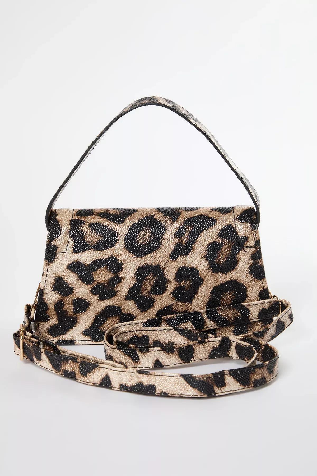 Multicolour Leopard Print Cross Strap Mini Bag, Very colorful, large image number 4
