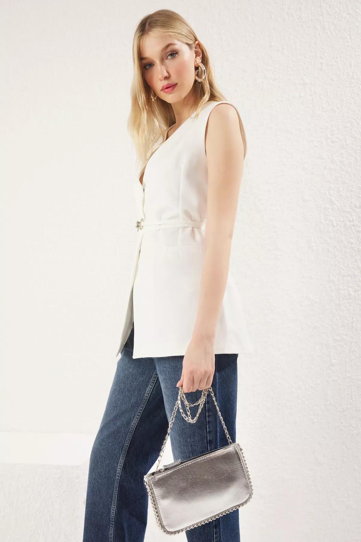 Silver Studded Crossbody Wallet Bag, C101_3816, large image number 1