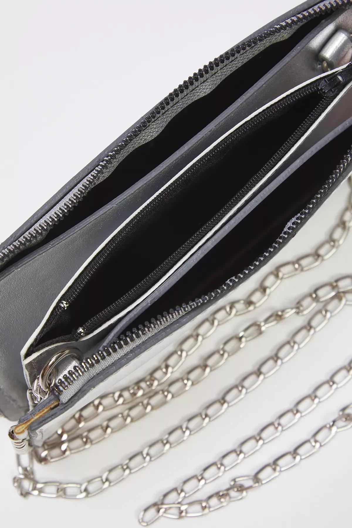 Silver Studded Crossbody Wallet Bag, C101_3816, large image number 5