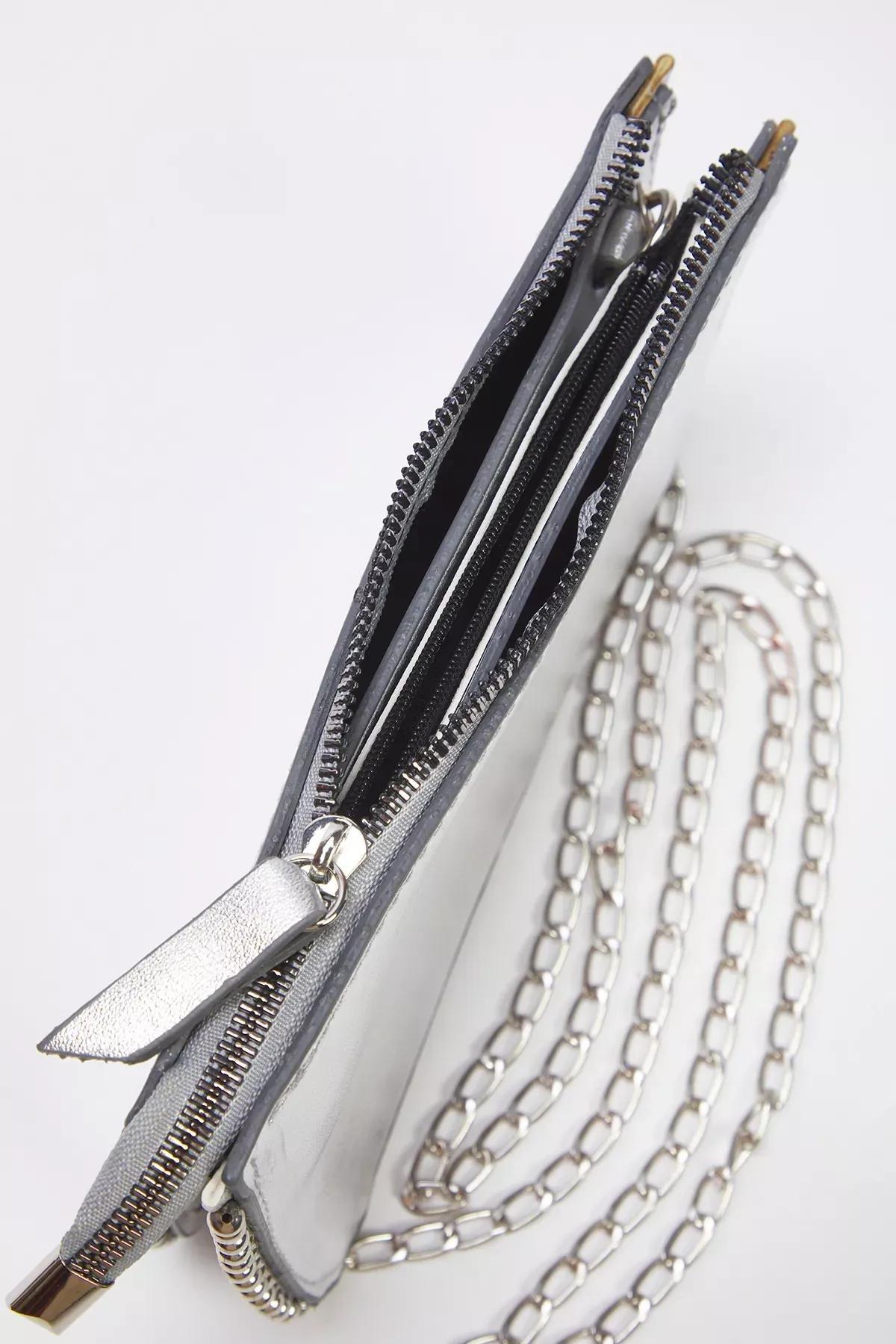 Silver Studded Crossbody Wallet Bag, C101_3816, large image number 6