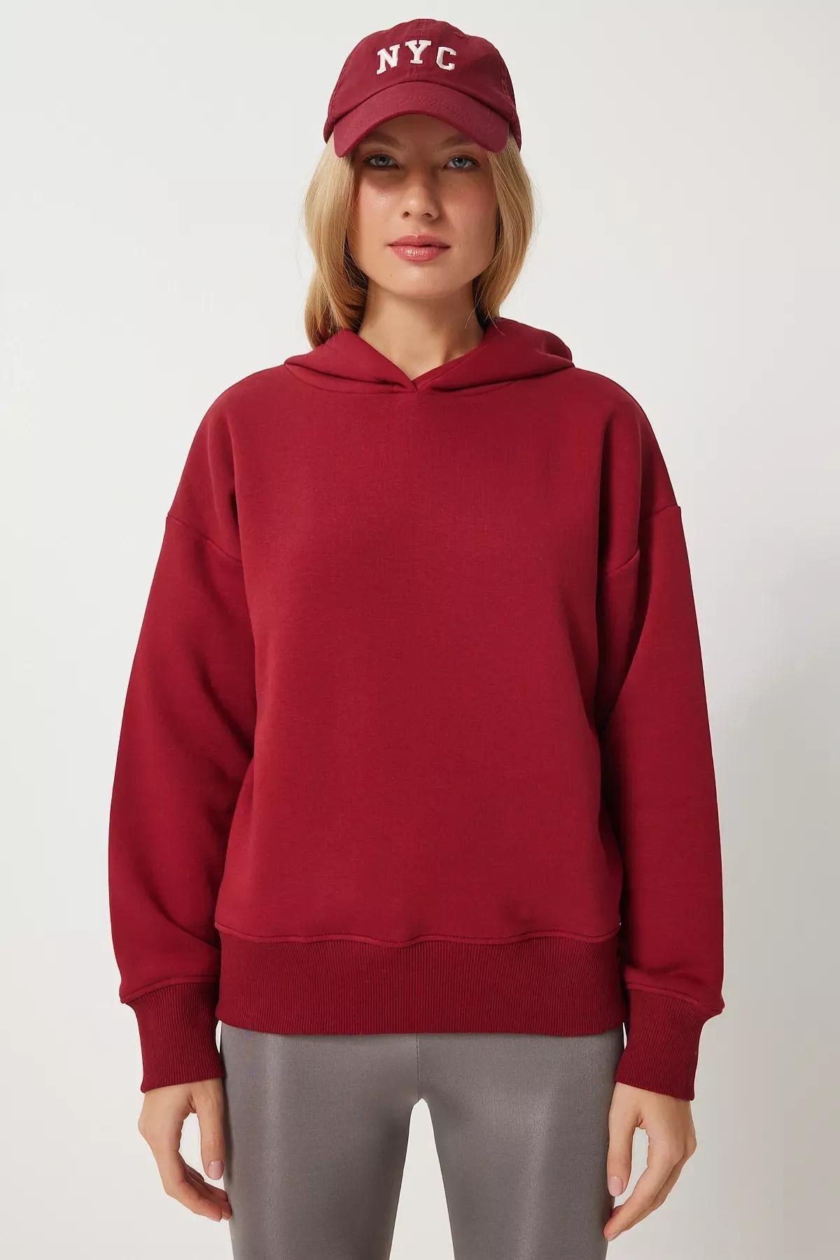 Red Hooded Sweatshirt, , large image number 3