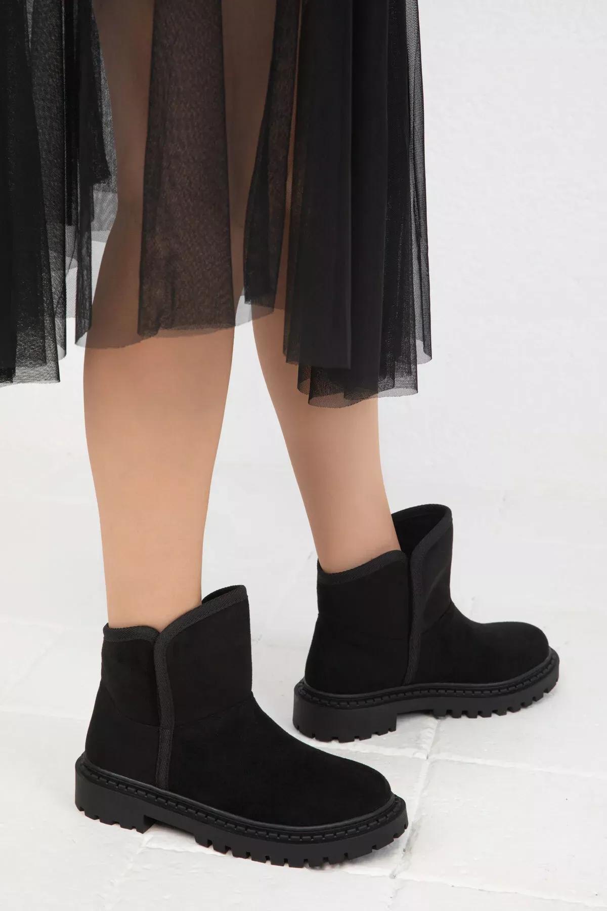 Black Suede Boots, C101_2531, large image number 2