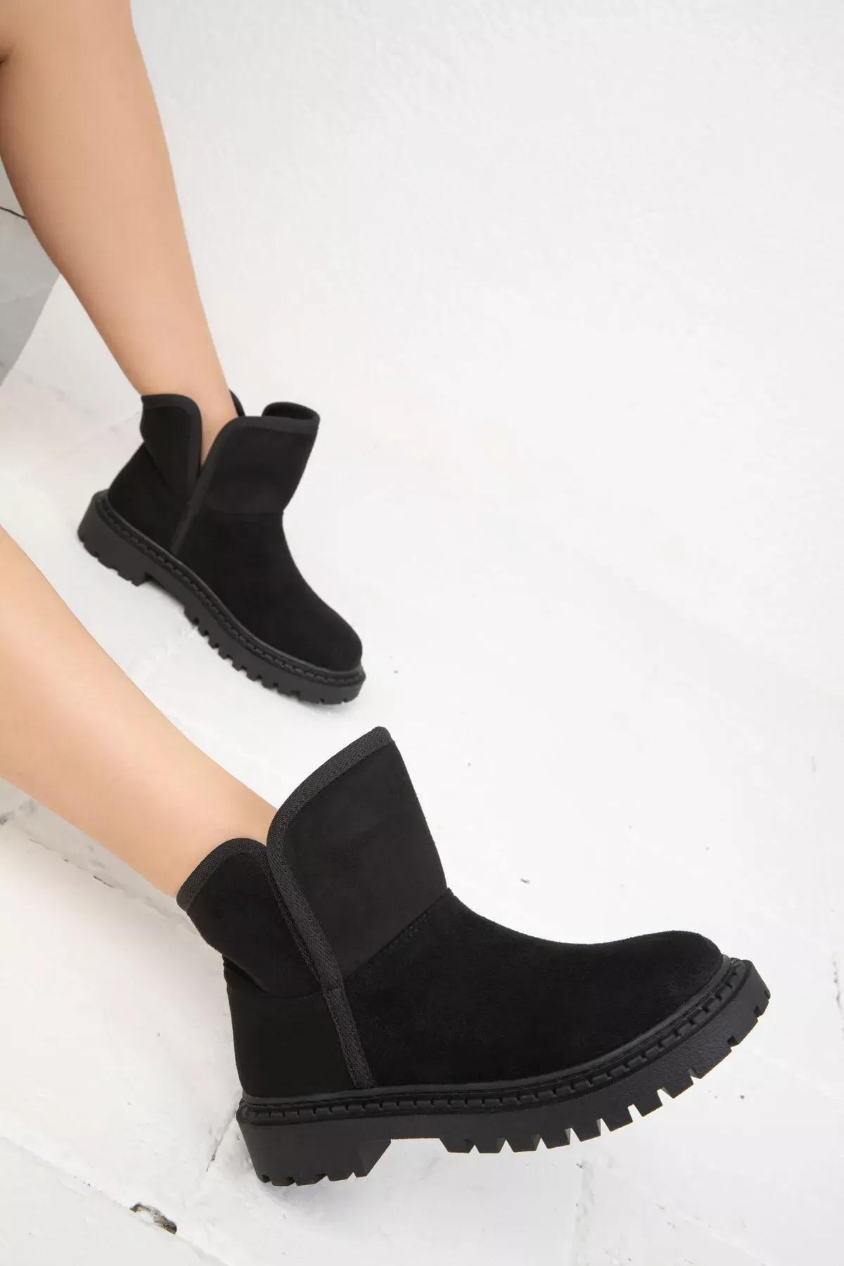 Black Suede Boots, C101_2531, large image number 4