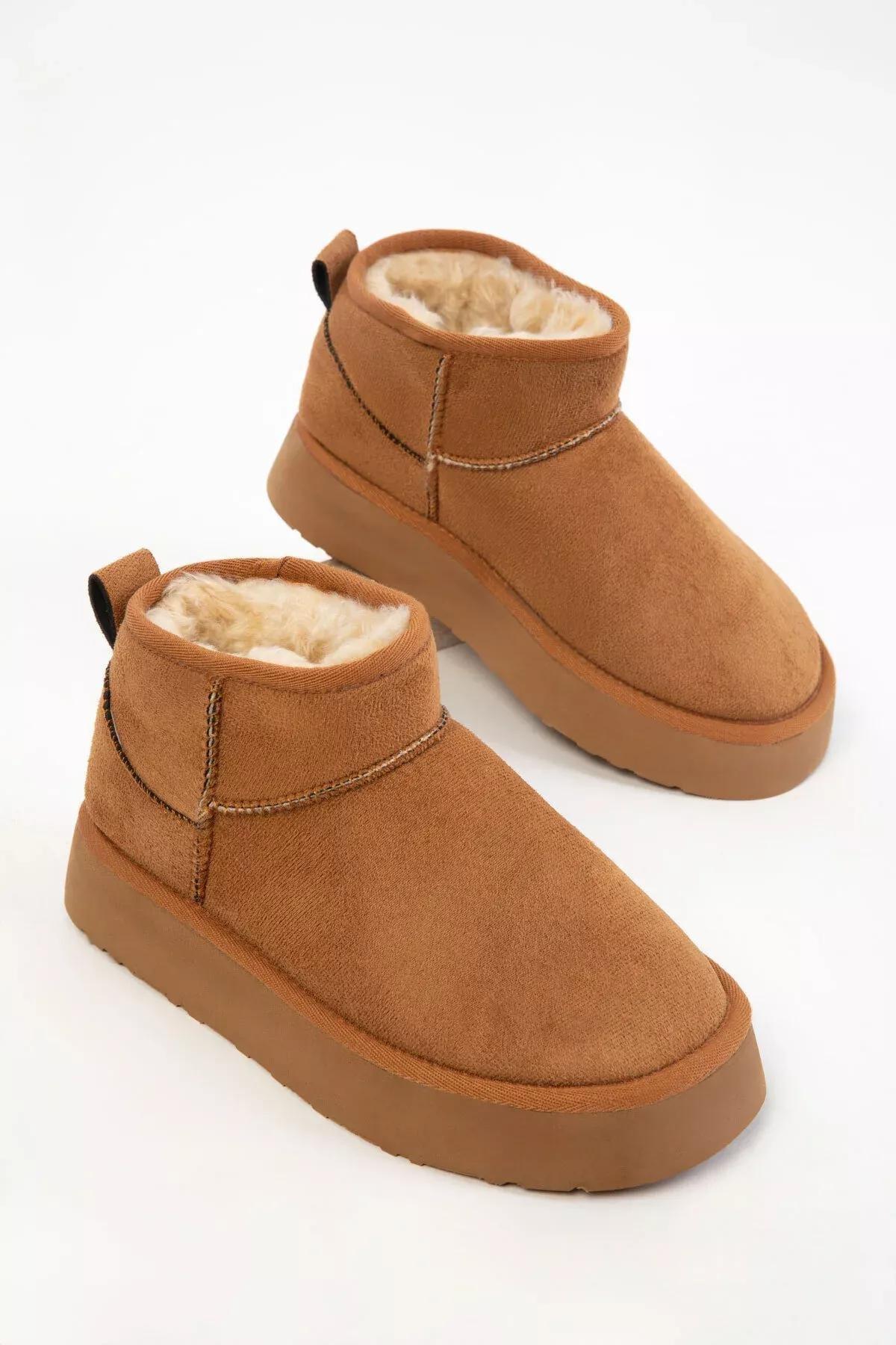 Brown Suede Boots, C101_4460, medium