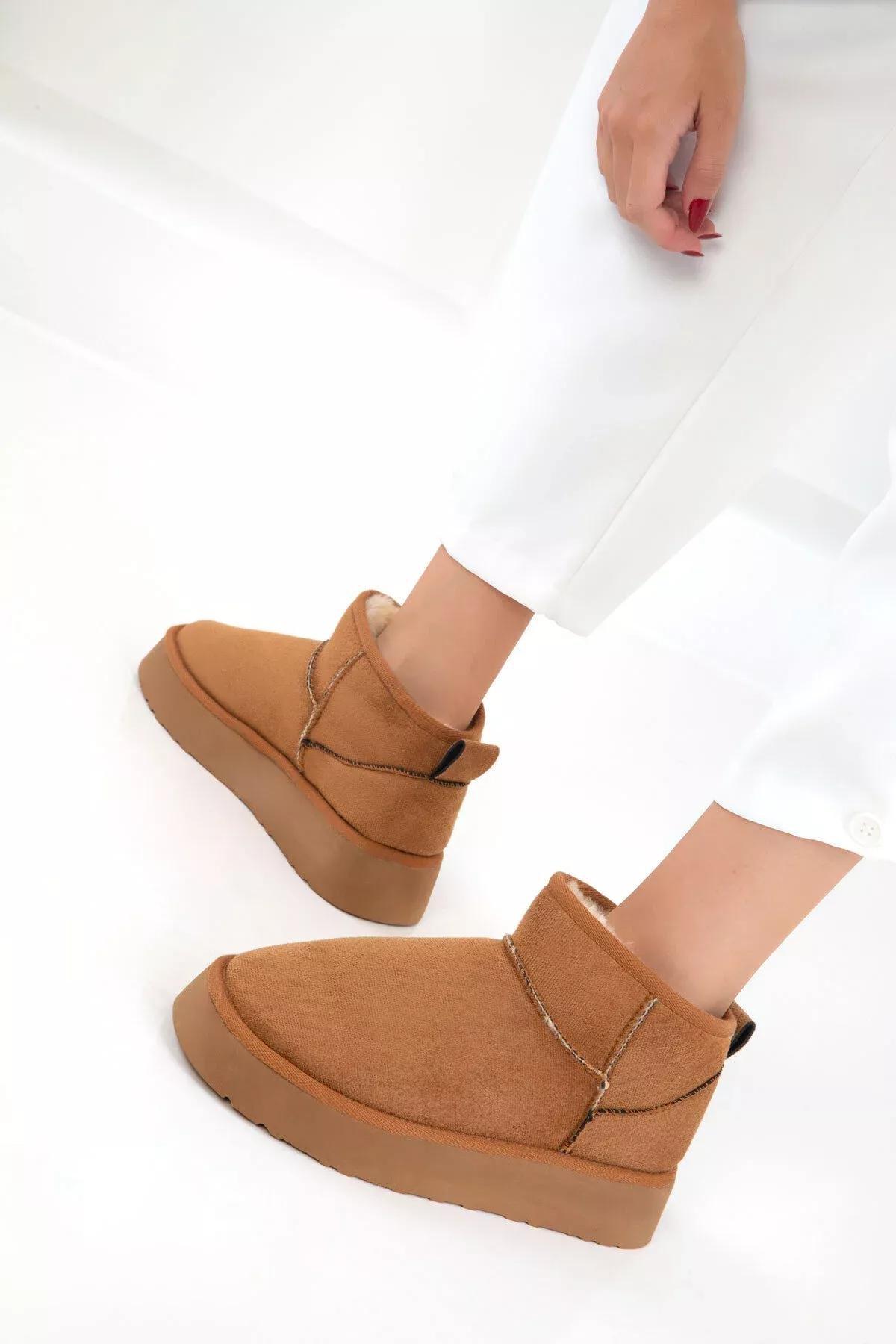 Brown Suede Boots, C101_4460, medium