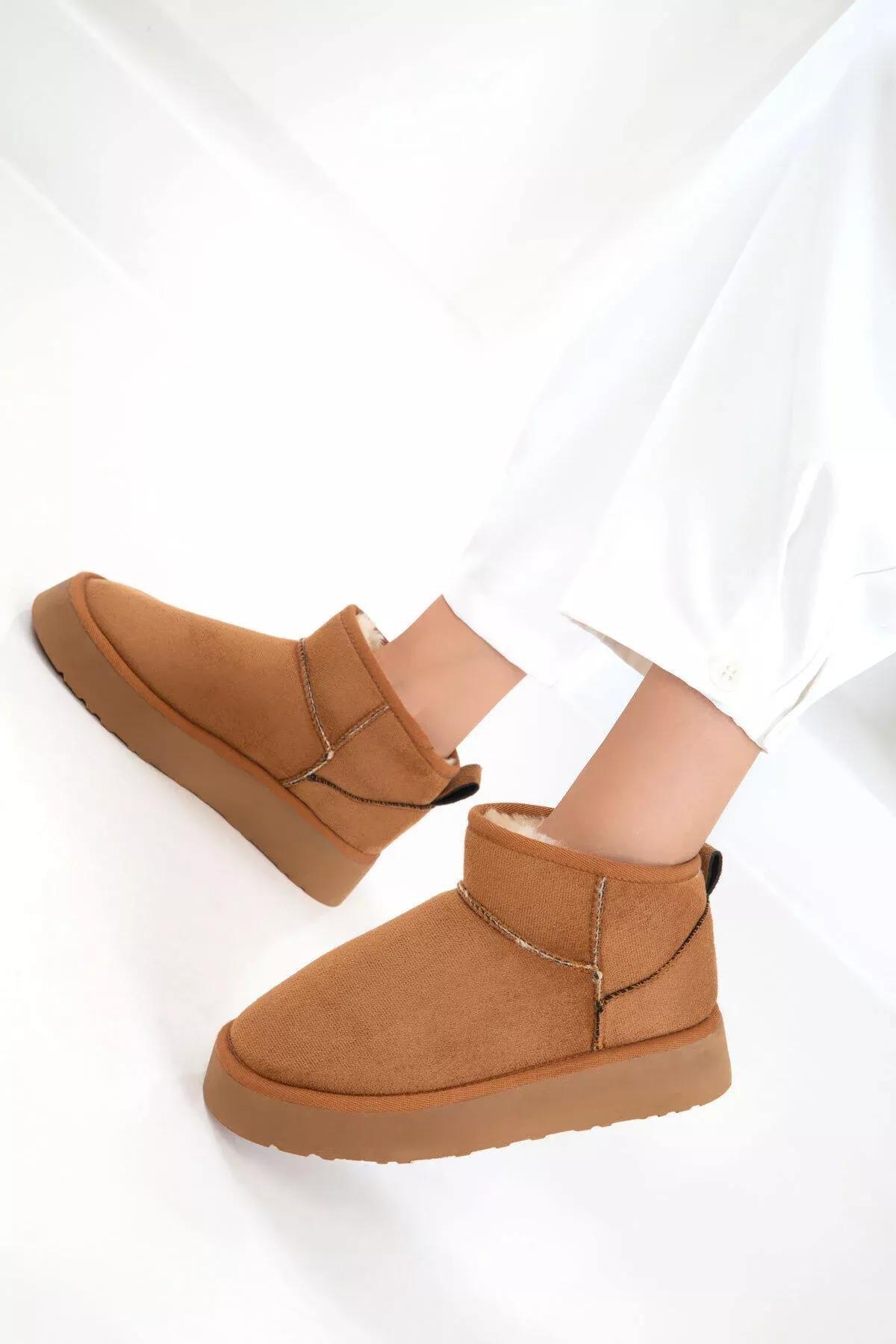 Brown Suede Boots, C101_4460, large image number 3