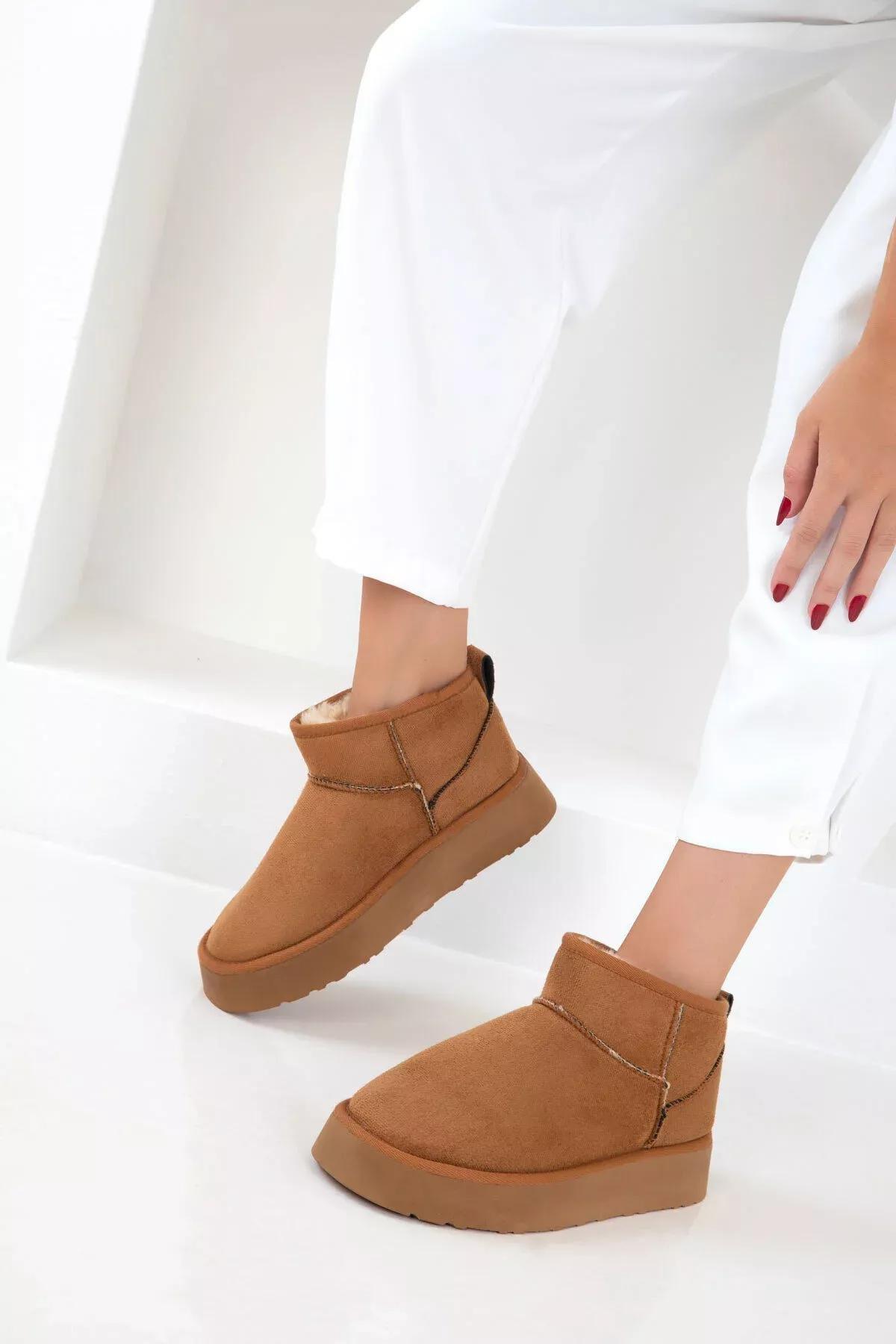 Brown Suede Boots, C101_4460, large image number 4