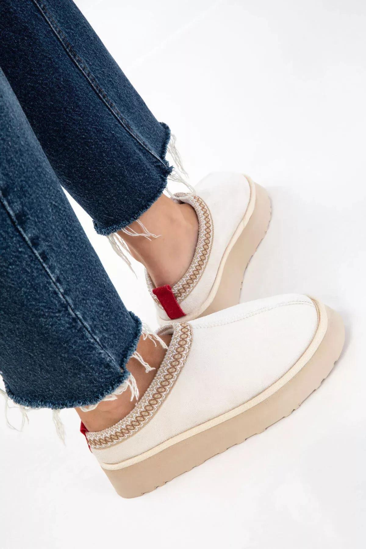 Beige Suede Boots, C101_2041, medium