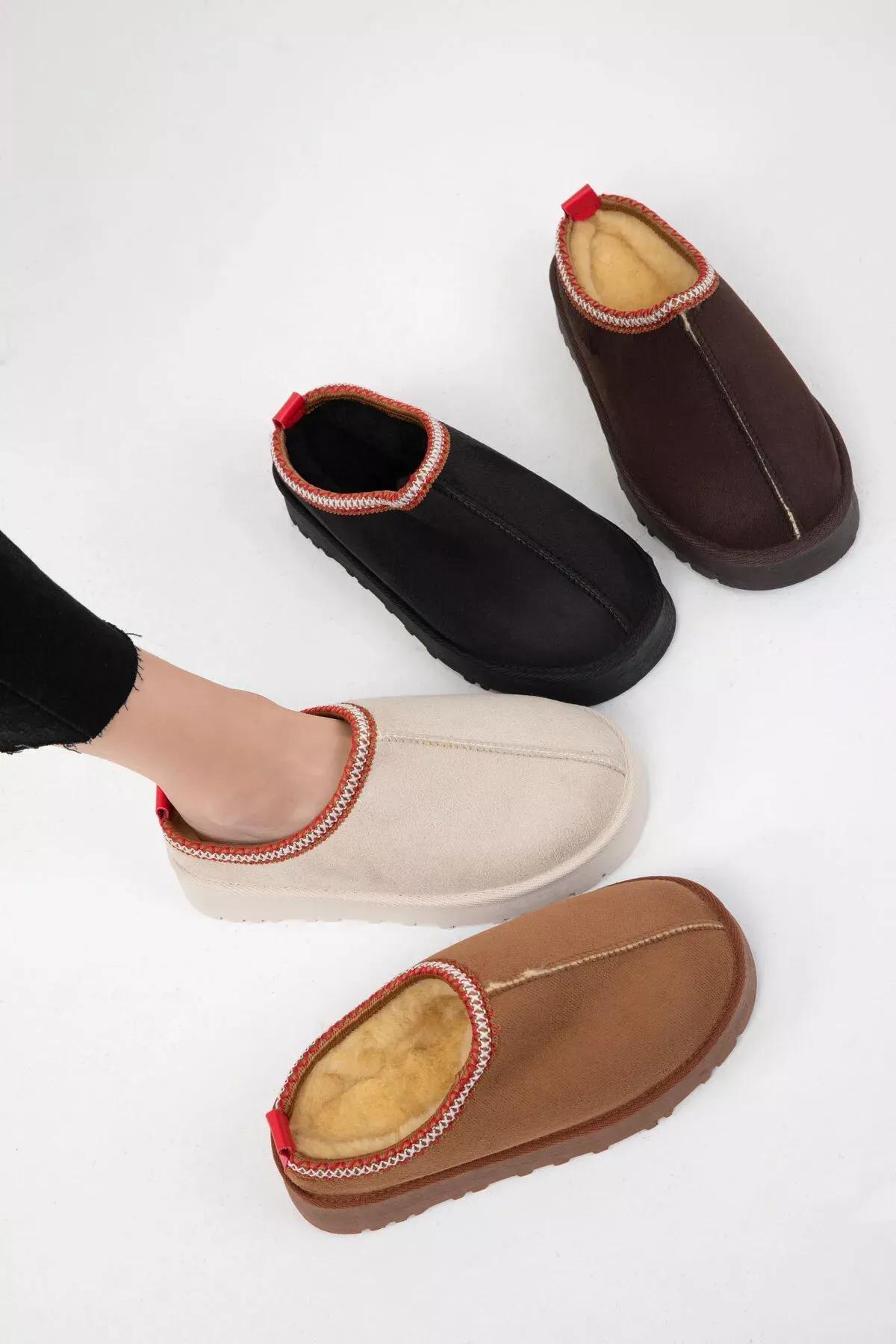 Beige Suede Boots, , large image number 0