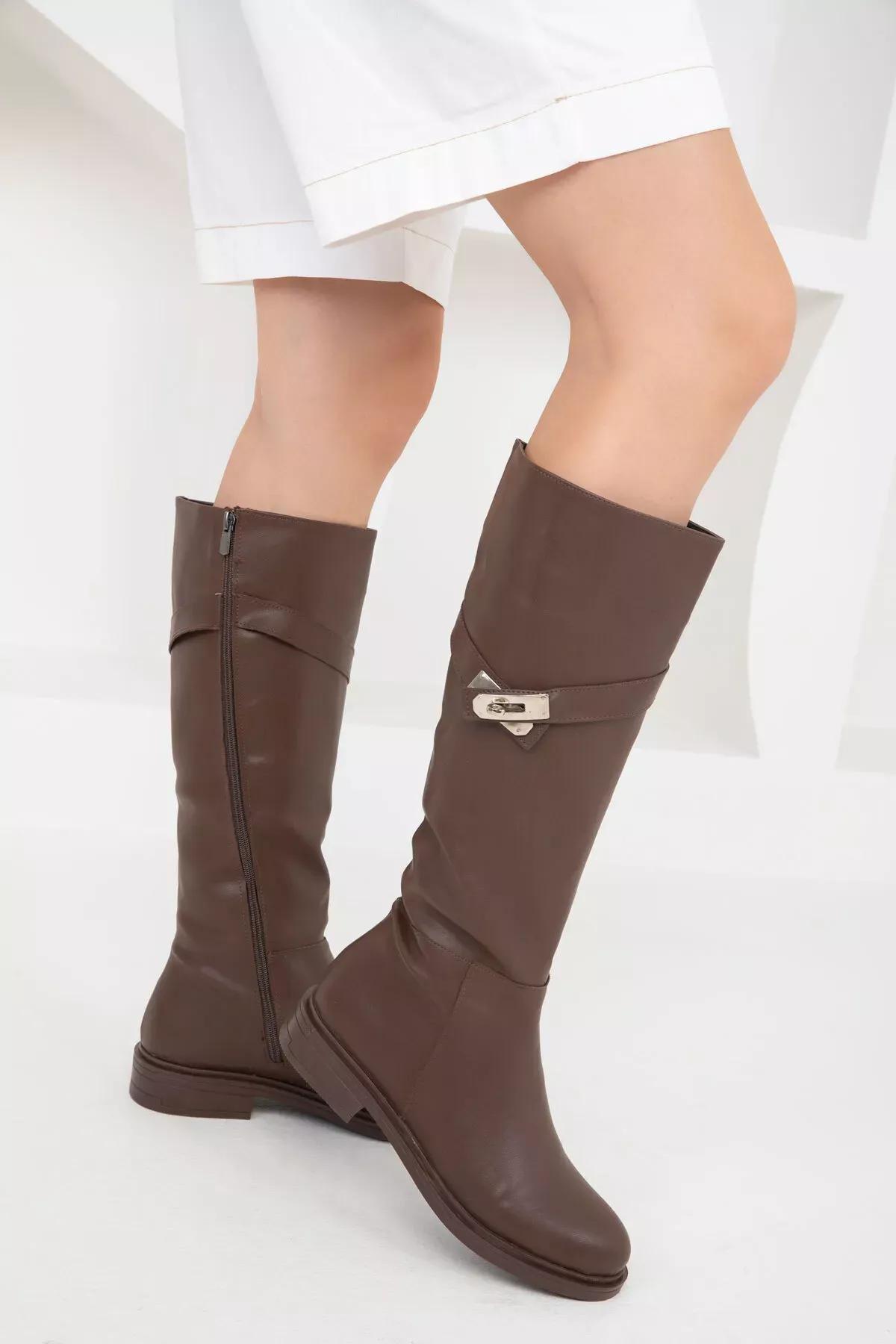Brown Boots, COFFEE, large image number 4