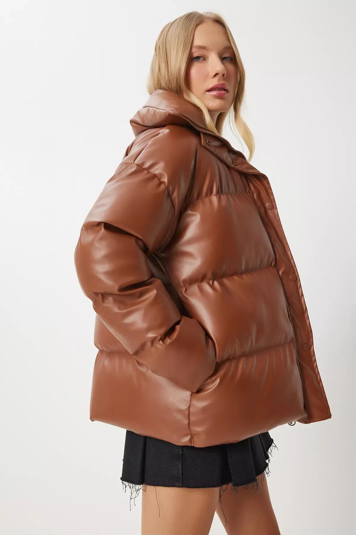 Red Oversize Pocket Vest, Tan, large image number 2